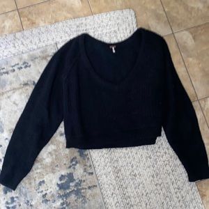 Free people crop sweater size medium